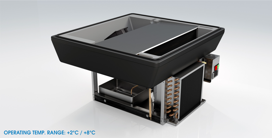 Monobloc pour vitrine réfrigérée (MB-MVC-T900) 