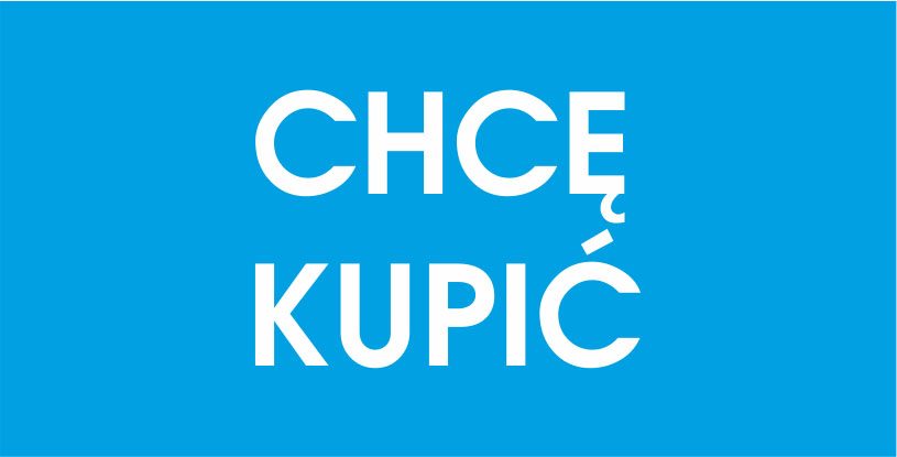 Grafika z przyciskiem "CHCĘ KUPIĆ"
