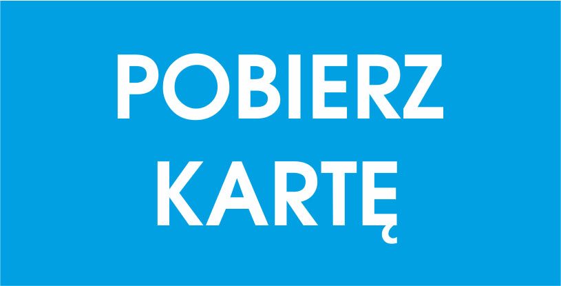 Grafika z przyciskiem "POBIERZ KARTĘ"