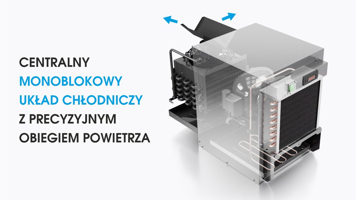 Monoblok do stołu chłodniczego