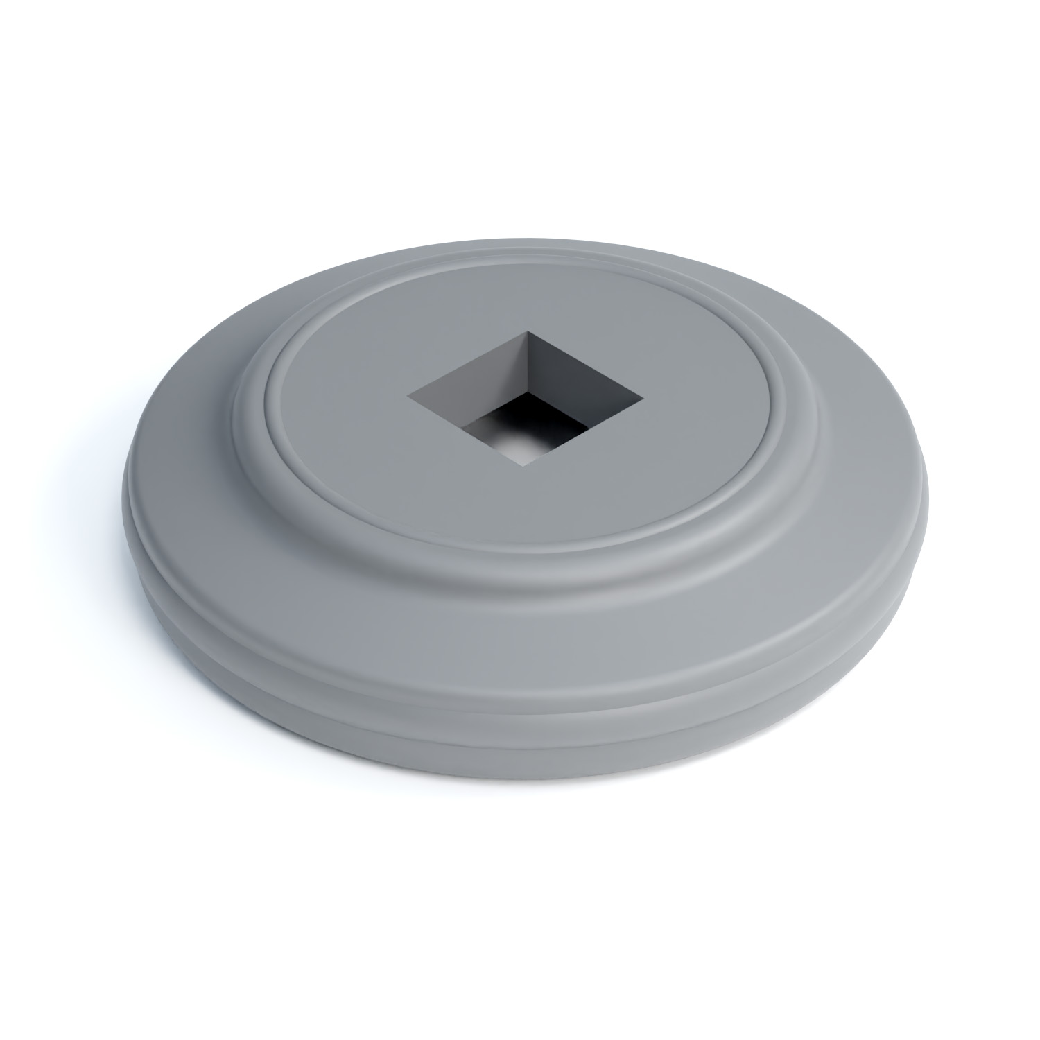 odbojnik okrągły (20x20 mm, RAL7040) KPW-PGR 20x20 szary
