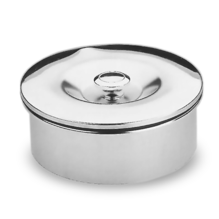 kołnierz z pokrywką (inox) KP-C-02C
