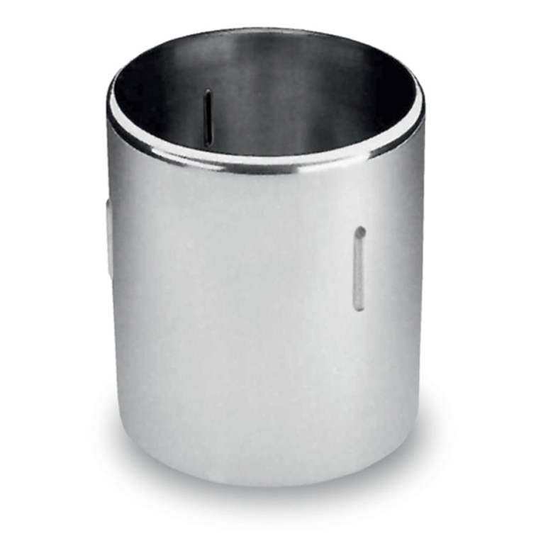 kuweta okrągła do lodów O200x240 mm (inox) antyrotacyjna KP-CP-20-24AR