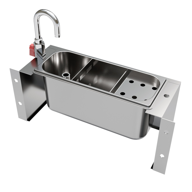 pojemnik do mycia sztućców (inox) KP-AVPA SET
