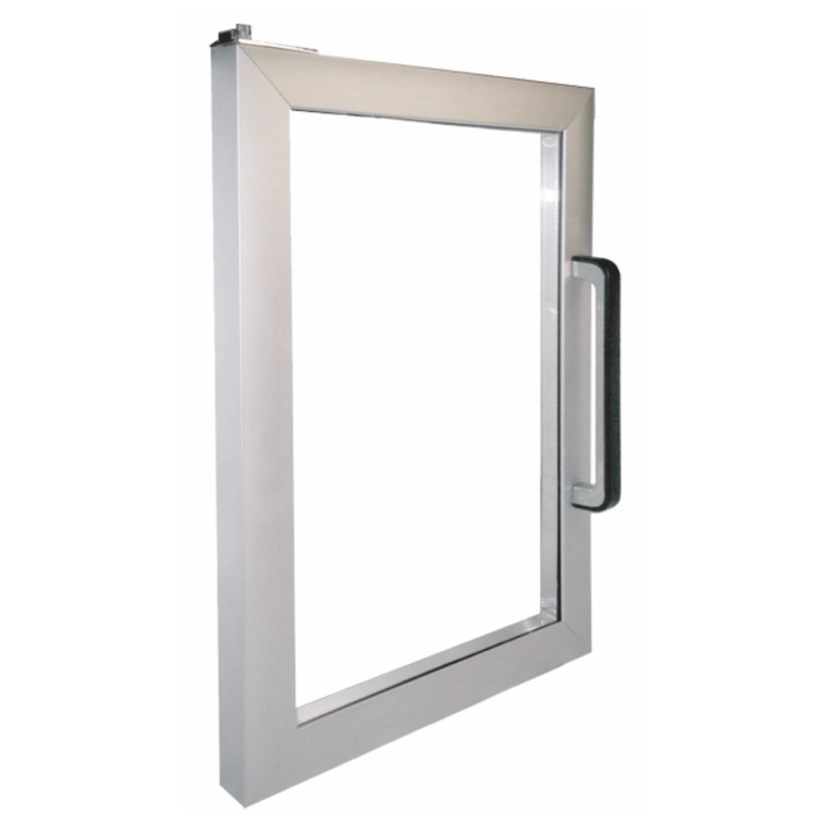 drzwi przeszklone uchylne w ramie aluminiowej DF-PAC