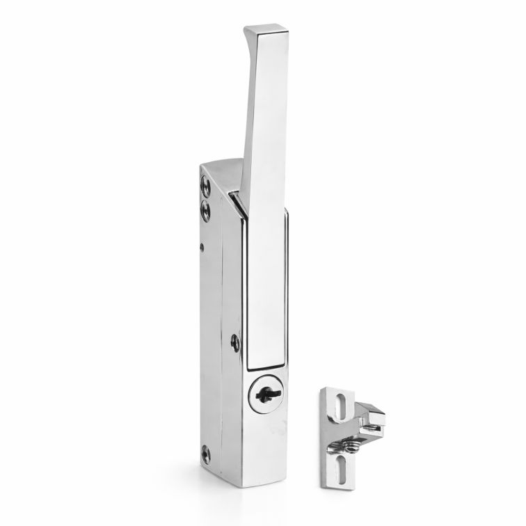 klamka i zatrzask z zamkiem KL-1240