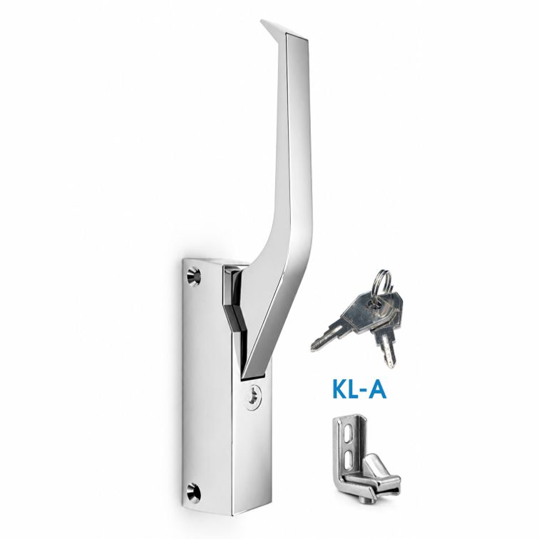 klamka i zatrzask z zamkiem KL-786 A