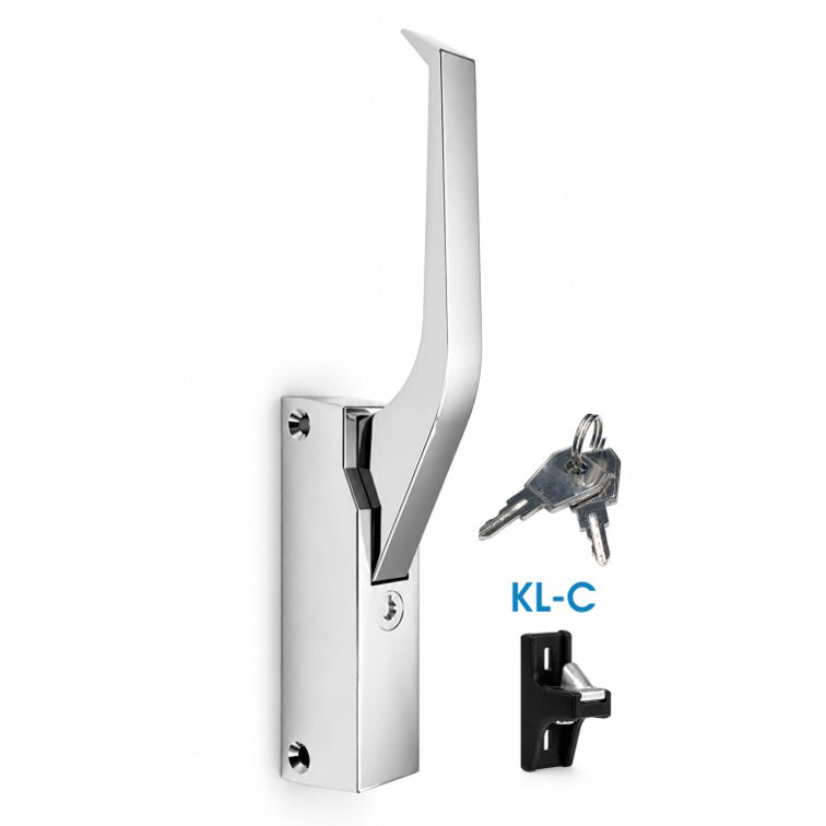klamka i zatrzask z zamkiem KL-786 C