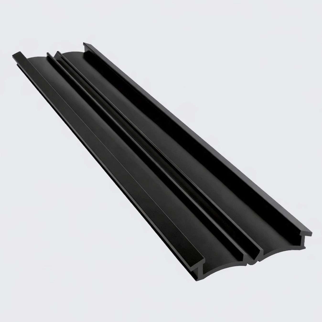 listwa montażowa odbojnika PS-BUP50M BLACK (1 m)