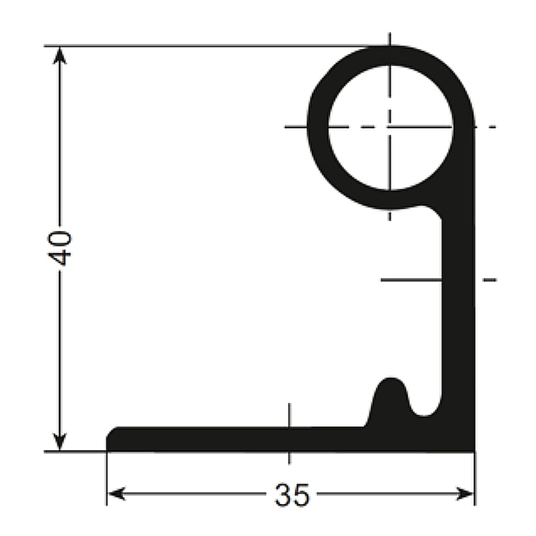 uszczelka z naturalnej gumy UK-7039