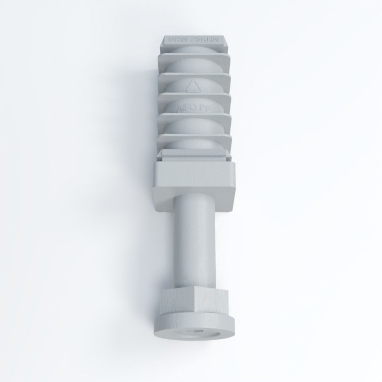 noga regulowana (25x25 mm) SRW-25KRN RAL7040 szara | WZÓR ZASTRZEŻONY