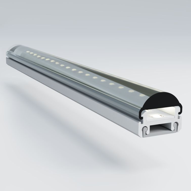 LED cover profile PU-LED271, LED base profile PU-LED312 and LED profile PU-LED313
