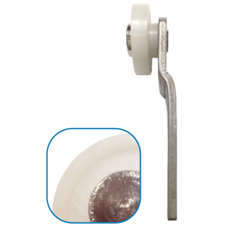 rolka tylna (nylon/inox/bezkulkowe) PR-C-4041