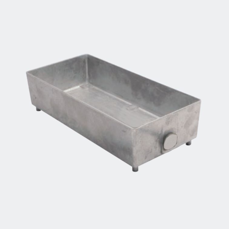 pojemnik odparowania skroplin (280x130x72 mm) aluminiowy KP-BDA