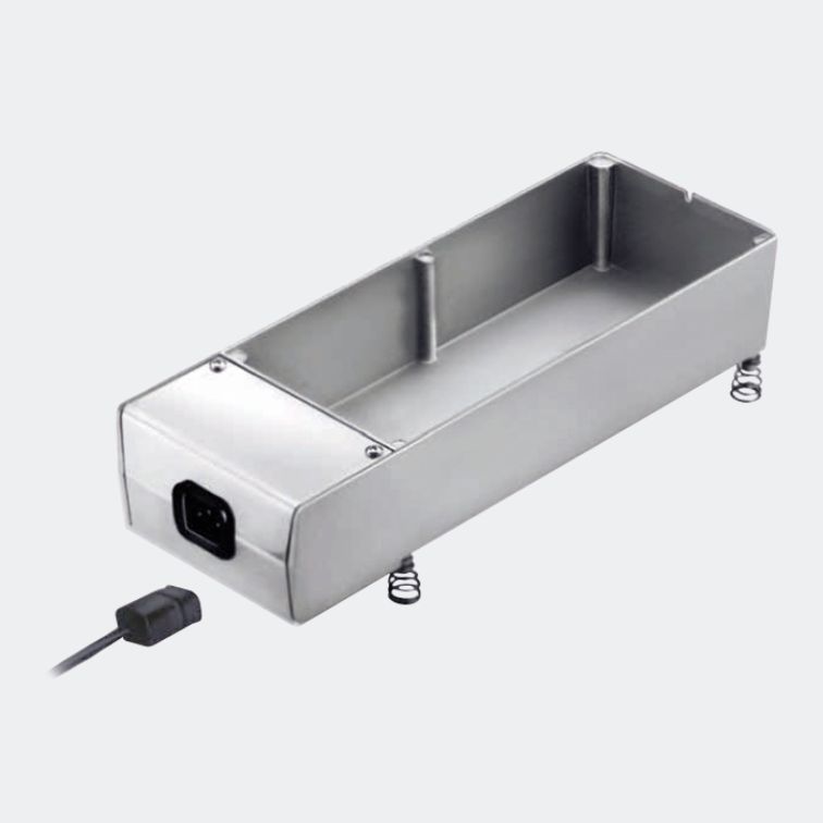 pojemnik odparowania skroplin z grzałką 300W i termostatem (320x120x65 mm) aluminiowy KP-BDE300-T
