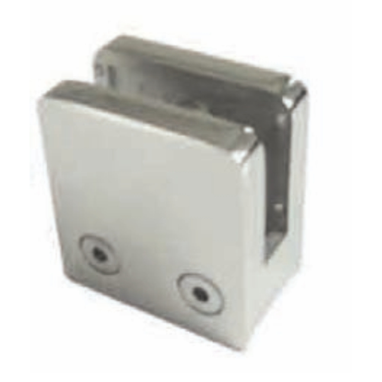 uchwyt do szkła pod rurę Ø42,4 mm lub Ø50,8 mm (gr. 10-12 mm) AISI-316 poler BL-6054R