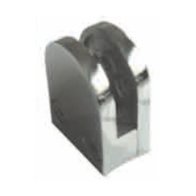 uchwyt do szkła pod rurę Ø42,4 mm lub Ø50,8 mm (gr. 6-8 mm) AISI-316 poler BL-4740R