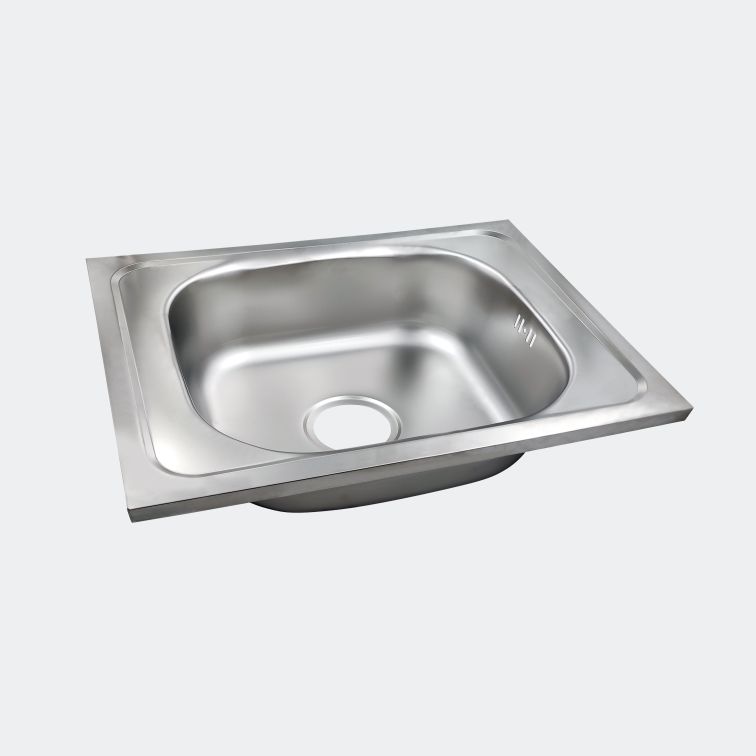 umywalka 500x400x150 mm (komora 370x330x125 mm, odpływ 3 1/2", elektropolerowana) z przelewem KZ-RC ECO