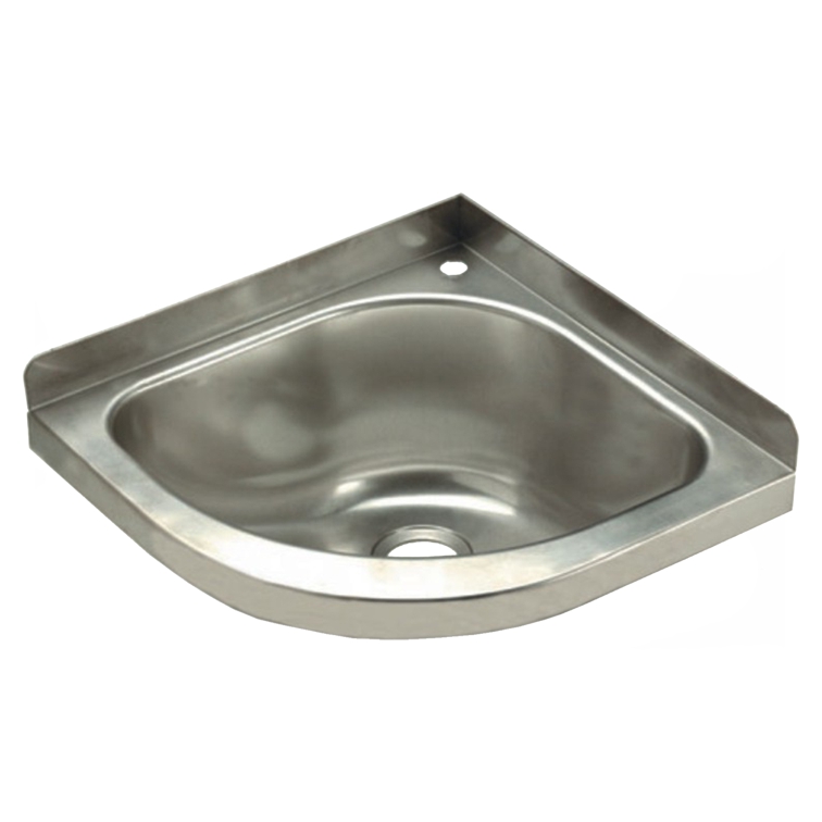 umywalka narożna 360x360x210 mm (komora 300x310x170 mm, polerowana) KZ-A