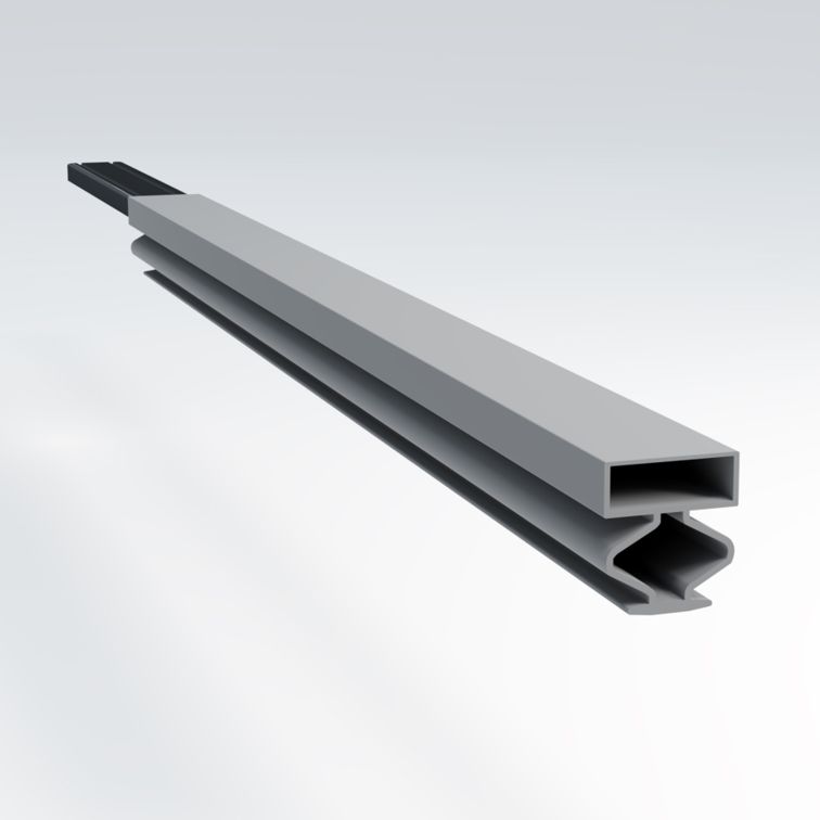 uszczelka magnetyczna (bez wkładu magnetycznego) PU-032FL szara (2,5m)