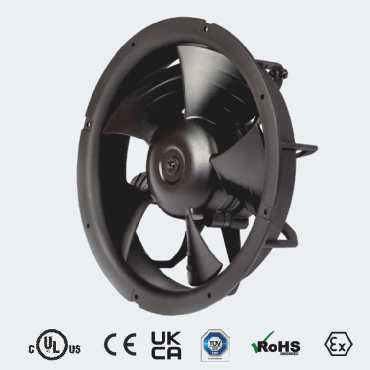 zespół wentylatora Ø200 mm – różne modele SKW-EFP-200