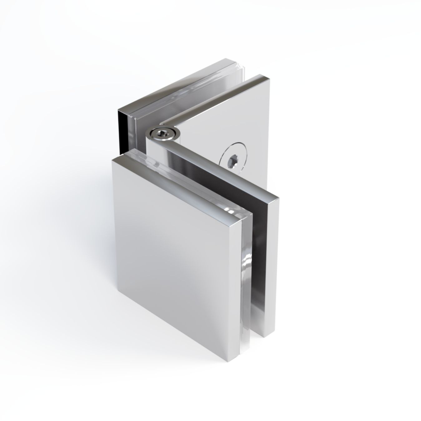 zawias do szkła (chromowany) ZW-SH180