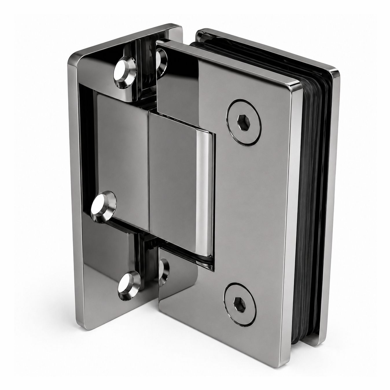 zawias do szkła (gr. 6-10 mm) poler ZW-GL12DB