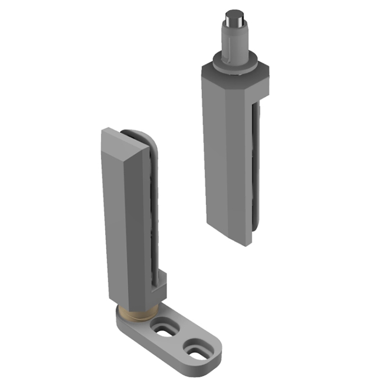 zawias do szkła (gr. 6-8 mm) ZW-8002 SET