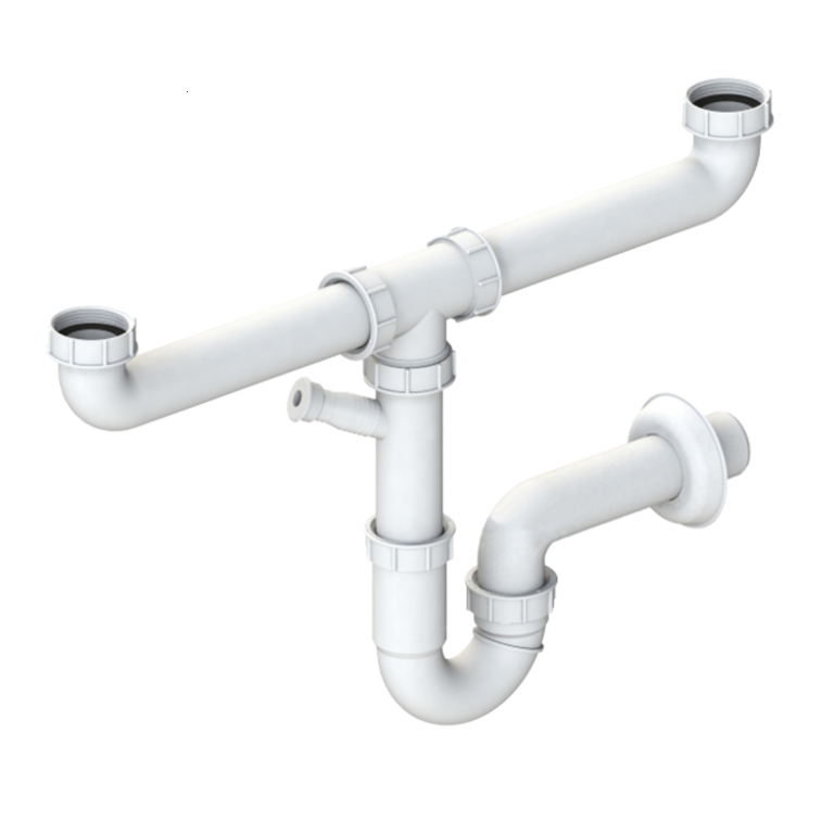 syfon rurowy podwójny 1 1/2" KZ-Syfon podwójny 1 1/2"
