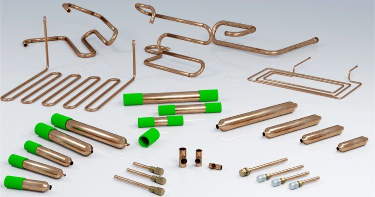 Refrigeration copper fittings – components